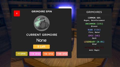 grimoire era code|grimoires era how to get grimoire.